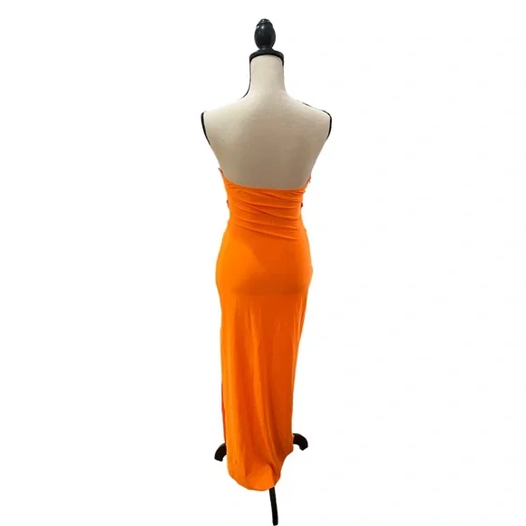 Strapless Twist Cut Out Maxi Dress - Picture 4 of 4